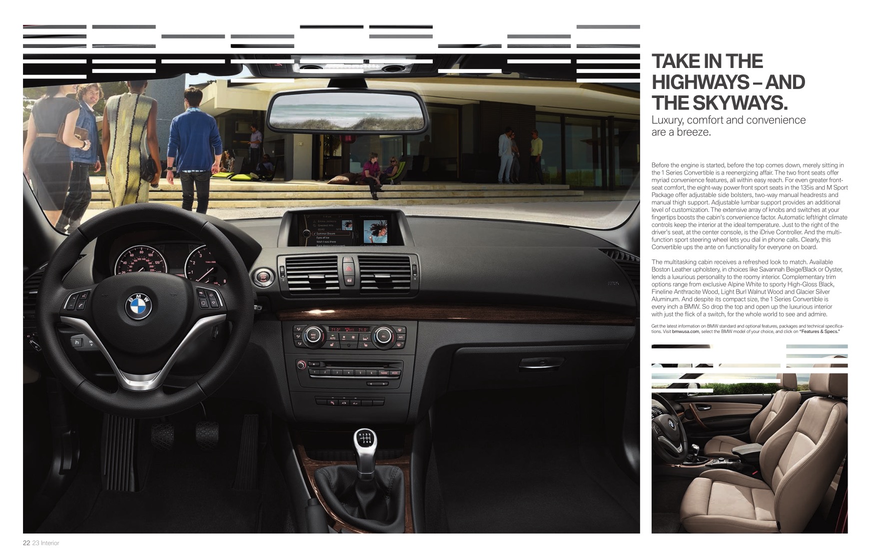 2013 BMW 1-Series Convertible Brochure Page 34